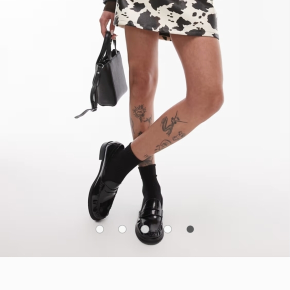 Resume Cow Print A-line Mini Skirt - Picture 5 of 9